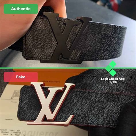 fake vs real louis vuitton belt|counterfeit louis vuitton belts.